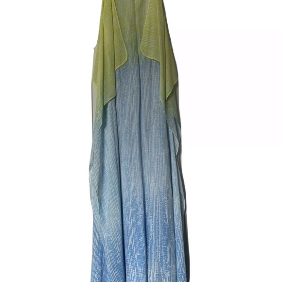 belle badgley mischka maxi dress Caftan Chiffon - Picture 4 of 9